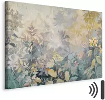 Artgeist Paveikslas - Tapestry Pattern with a Meadow and Flowers Kilim with a Spring Motif