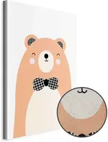 Artgeist Paveikslas - Teddy Bear in Bow Tie (1 Part) Vertical