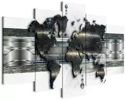 Artgeist Paveikslas - Metal World Map