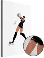 Artgeist Paveikslas - Female Volleyball Player Illustration
