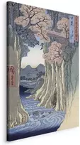 Artgeist Paveikslas - Utagawa Hiroshige – The monkey bridge in the Kai province
