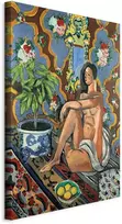 Artgeist Paveikslas - Henri Matisse – Decorative Figure on Ornamental Ground