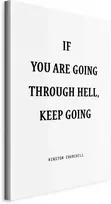 Artgeist Paveikslas - Power of Words (1-part) - Winston Churchill's Motivational Quote