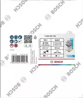 BOSCH šlifavimo diskų rinkinys X451, 125 × 22,23 mm, G40; 60; 80; 120, T27, 15 vnt. (2.608.626.166)