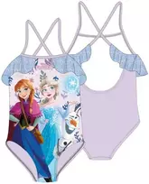 „Disney Frozen Sisters“ šviesiai violetinis vaikiškas maudymosi kostiumėlis, 5-6 metų / 110-116 cm