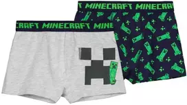 „Minecraft“ vaikiški bokseršortai, 2 vnt. pakuotėje, 9 metai