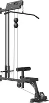 Viršutinė ir apatinė sieninė traukimosi stanga su sėdyne ir atramomis kojoms MS-W104 2.0 - Marbo Sport