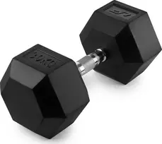 HEX guminis ketaus hantelis, 30 kg - UpForm