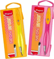 Skriestuvas dėžutėje Maped Study Neon, 2 dalių rinkinys