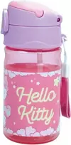 Hello Kitty vienaragio plastikinis butelis su kabliuku 350 ml