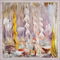 Šilkinė skarelė 'Pasaulio sutvėrimas X' (68*68)