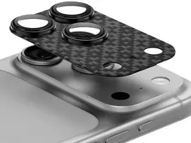 Benks Apsauginis stiklas Armor Warrior Lens (BF69) skirtas Apple iPhone 17 Pro ArmorGrid juodos spalvos (camera island)