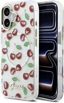 Guess IML Glitter Cherry MagSafe dėklas skirtas Apple iPhone 17