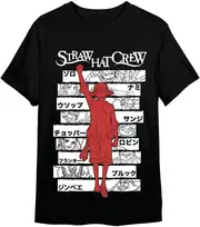 Toei Animation One Piece Monkey D. Luffy Straw Hat Crew adult t-shirt