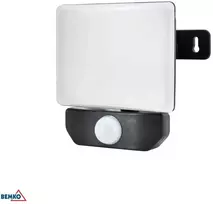 Bemko 10W LED prožektorius su judesio davikliu LFX, juodas, 4000K, IP65, 110°