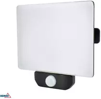 Bemko 50W LED prožektorius su judesio davikliu LFX, juodas, 4000K, IP65