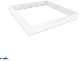 Bemko LED panelės paviršinio montavimo rėmelis, baltas, 60x60cm