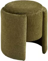 House Nordic Pufas Walsdorf 42x43.5 cm žalias audinys