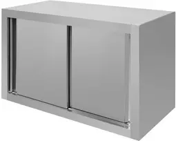 Toya Sa Poland Nerūdijančio plieno sieninė spintelė, 1000x400x650 mm, virtuvės sandėliukas