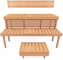 Modulinis pirties gultas STANDART, juodalksnio mediena 2100 mm