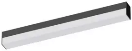 OPPLE Lighting LEDLinear-Fiji L600 12W-830/840-BL, stačiakampis, baltas, polikarbonatas (PC), IP44, I, IK02