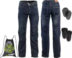 Vyriški moto džinsai W-TEC Pawted Dark