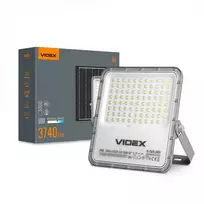 Saulės LED prožektorius su saulės baterija 96Wh 3740Lm 5000K IP65 LiFePO4 10000 mAh 35W, VIDEX VL-FSO5-3005 – Monokristalinė baterija visiškai nepriklausomybei nuo elektros tinklo