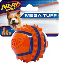 Cooper Pals NERF - Nerf Dog dviejų spalvų TPR smaigalių kamuoliukas - mažas - 6,4 cm