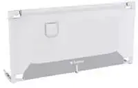Tulano Cover 44 Baltas-Pilkas 140 cm bed guard rail