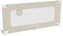 TULANO apsauginis smėlio spalvos saugos lovos turėklas, sulankstomas, 160x70cm