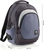 Turistinė kuprinė MIQUELRIUS Miquelrius Rucksack Triple Berlin 30l 3 przegródkach mėlyna