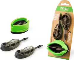 Šėryklių rinkinys ZFISH Method Feeder Feeda X 50,60 g + forma
