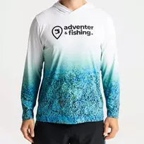 Marškinėliai Adventer & Fishing Functional Hooded UV T-Shirt Bluefin Trevally