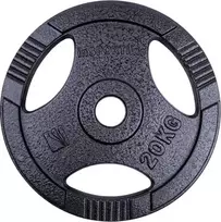 Ketaus olimpinis svorio diskas inSPORTline Hamerton Juodas 20 kg, 50 mm