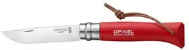 Peilis Opinel Inox Origins 001981, raudonas, lizdinėje pakuotėje