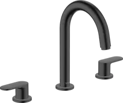 Hansgrohe Vernis Blend praustuvo maišytuvas, 3 angų EcoSmart praustuvo maišytuvas, matinė juoda