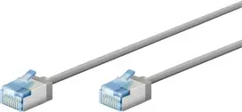 Goobay CAT 6A EXTRA FLEX Patchcord LAN kabelis, pilkas 5m