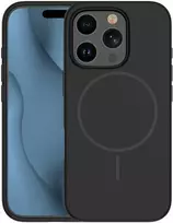 Dėklas Telforceone Silicone Thin Mag case for iPhone 15 Pro Max 6,7' juodas