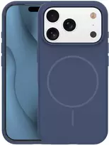 Dėklas Telforceone Silicone Thin Mag case for iPhone 17 Pro 6,3' dark mėlynas