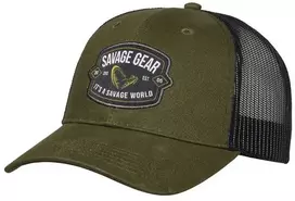 Kepurė Savage Gear Badge Trucker Cap Žalias