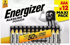 Energizer battery Alkaline Power AAA CHP12 ()