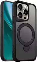 Telforceone Etteri Matt Mag Ring Apple iPhone 15 Pro 6,1" dėklas telefonui juodos spalvos