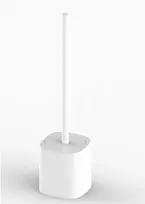 Unitazo šepetys SANIPLAST XS su dėklu, baltos sp., 11 x 11 x 42 cm, žemas