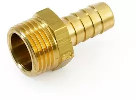 Žalvarinis žarnos antgalis GENERAL FITTINGS, 3/8"x 10 mm, išor. sr.
