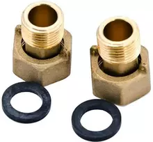 Vandens skaitiklio antgaliu komplektas GENERAL FITTINGS, 1/2"x 3/4", 2 vnt.