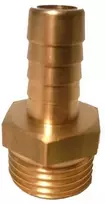 Žalvarinis žarnos antgalis GF, 1/4"x 8 mm, išor. sr.