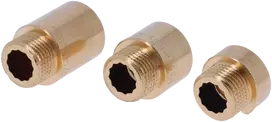 Žalvarinis prailgintojas GENERAL FITTINGS, 3/8"x 20 mm, vid/išor