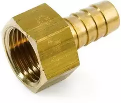 Žalvarinis žarnos antgalis GENERAL FITTINGS, 3/8"x 10 mm, vid. sr.