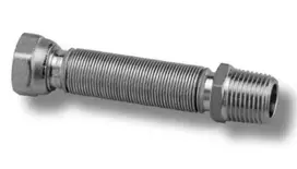 Santechninis vamzdelis EMIFLEX, 1/2", 20 - 41 cm, vid/vid, nerūd. pl.