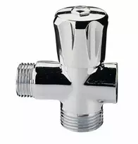 Trišakis skalbimo mašinos ventilis RR 259, 1/2x 3/4"x 1/2", išor/išor/vid